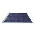 thumbnail image 2 of Ahgly Company Machine Washable Indoor Rectangle Abstract Blue Modern Area Rugs, 2' x 3', 2 of 4