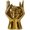Gold-C, variant on White Face Vase Unique Ceramic Vase for Room,Office,Home Decor | Small Boho Cute Female Form Head Bust Vase Modern Flower Vase for Table Shelf Desk Decoration Bookshelf Bedroom