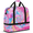 Multicolour 4, variant on Herdesigns Cute Rainbow Heart Foldable Travel Duffel Bag with Shoe Compartment, Weekend Overnight Carry On Bags for Men Women, Large Sports Gym Luggage