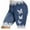 Navy, variant on Bermuda Ripped Jeans Shorts for Women Plus Size Skinny Butterfly Print Jeggings Denim Jean Summer Casual Beach Shorts S-3XL