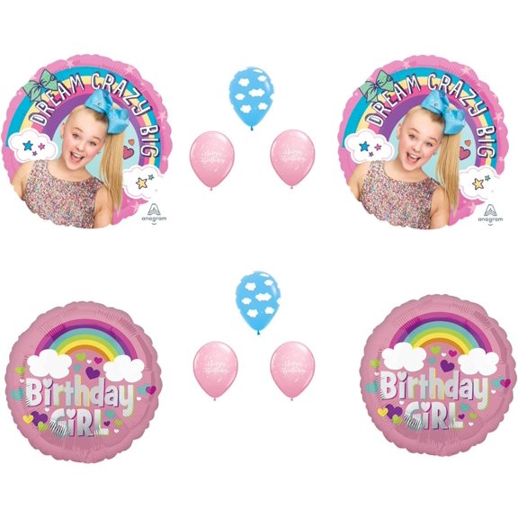 JOJO SIWA BIRTHDAY PARTY Balloons Decorations Supplies Bow Rainbow