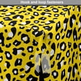 thumbnail image 4 of Animal Print Dog Crate Cover, Continuous Design of Leopard Skin Wildlife Pattern, Easy to Use Pet Kennel Cover Small Dogs Puppies Kittens, 7 Sizes, Yellow Charcoal Grey, by Ambesonne, 4 of 6