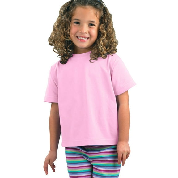 Toddler Cotton Jersey Tee , RS3301 , Pink , 7M