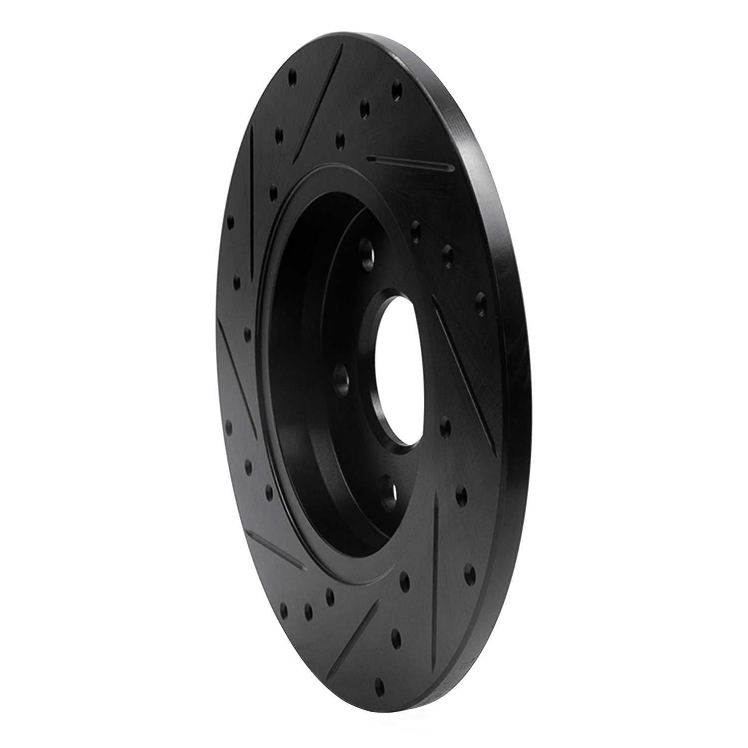 Dynamic Friction Company 633-20013R DFC Brake Rotor - Drilled And Slotted - Black