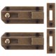 thumbnail image 5 of 2 piezas PERNO DE PUERTA PUERTA FRANJA PERNO DE PUERTA RODADA Puerta de la puerta corredera de la puerta del perno del perno del perno del perno, 5 of 5