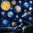 thumbnail image 1 of Adhesivos de pared Robmoda Solar System Glow in The Dark 780 Stars, 1 of 6