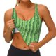 thumbnail image 3 of Balery Cactus Sujetadores deportivos con espalda cruzada para mujer, acolchados, sin costuras, de alto impacto, ideales para yoga, gimnasio, entrenamiento y fitness.-X-Large, 3 of 8