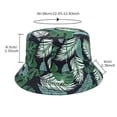 thumbnail image 4 of PMVFHDE Women Bucket Hat Spring Pattern Fisherman Flat Versatile Pot Hat Print Summer Sunscreen Cap, 4 of 4