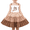 Brown Owl, variant on Girls Dress Purple Unicorn Rainbow Strip Suspender Sleeveless Summer 7 Years