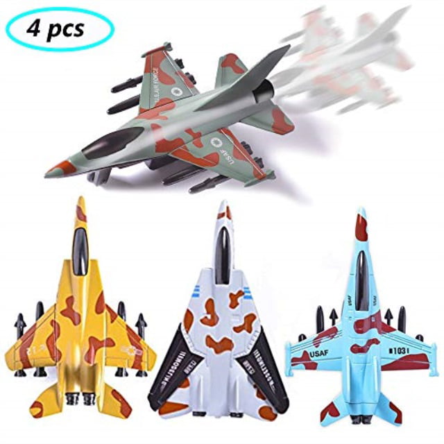 Metal Die cast Toy Airplane Set Of 12 Military Planes And Jets