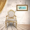 thumbnail image 3 of Ludwig, Alicia 18x9 Gold Ornate Wood Framed with Double Matting Museum Art Print Titled - Placid III, 3 of 4