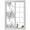 Gray, variant on Eucalyptus Green Window Privacy Film, Gradient Leaves Retro Watercolor Plant Static Cling UV Sun Blocking Heat Control Window Tint, Non-Adhesive One Way Windows Privacy Cover 17.7''x39.3''