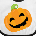 thumbnail image 4 of Inktastic Halloween Pumpkin Boys or Girls Baby Bib, 4 of 4
