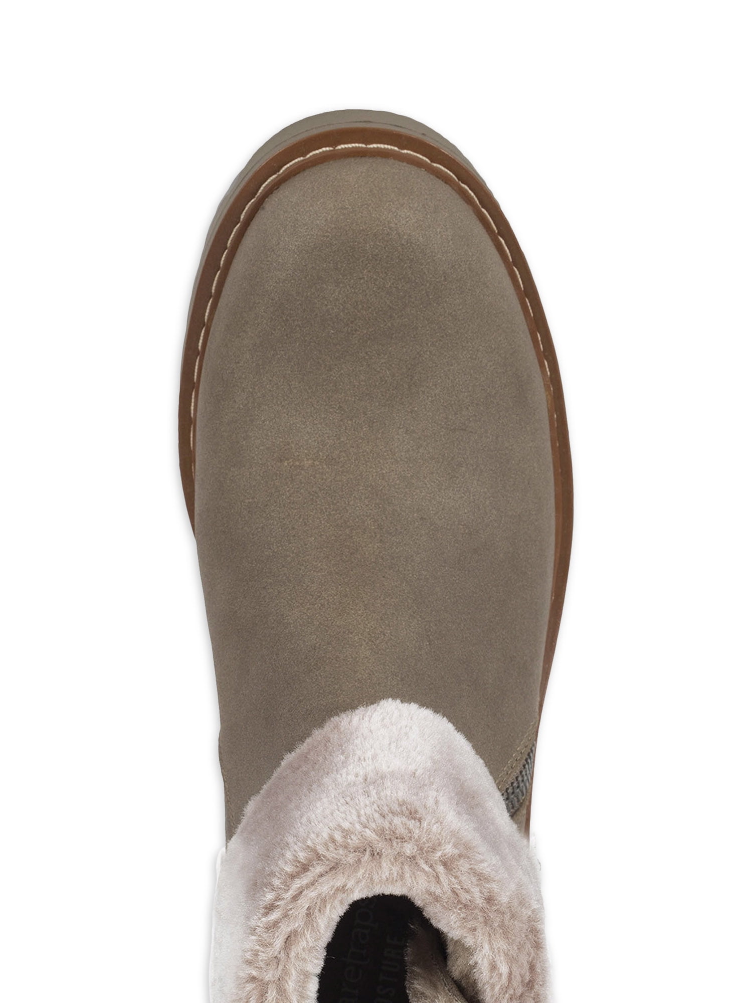 Baretraps Women's Westry Faux Fur Lug Boots with Side Zip