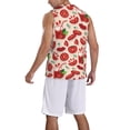 thumbnail image 2 of Naloa Tomatoes Basketball Jersey Reversible Men's Mesh Athletic Sports Shirts Training Practice S-4XLX-Large, 2 of 6