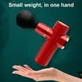 thumbnail image 3 of Youkk Muscle Massager Electric Mini Muscle Massage Tool Handheld Deep Tissue Percussion Massager, Red, 3 of 6