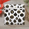 thumbnail image 4 of Current Black & Gold Ornaments Jumbo Rolled Christmas Gift Wrap, Premium Semi-Gloss 23-Inch x 32-Foot Wrapping Paper Roll, 61 Square Feet Total, 4 of 5