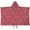 Red Cartoon Dinosaurs, variant on Red Cartoon Dinosaurs Snowflakes Pattern Hooded Bath Towel，60"x35" for Ages 3 To 12 Kids, Quick Dry Lightweight Soft Microfiber Hood Beach Towel Cover Up for Kids