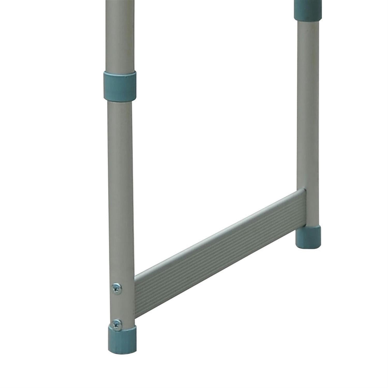 Demi Bonn 23" Collapsible Camping Table with Faucet, Outdoor Portable Folding Aluminum Lightweight Easy-Clean Table with Handle for Picnics, Silver