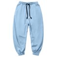 thumbnail image 4 of Boys Harem Jogger Pants Lightweight Loose Fit Sweatpants Elastic Cuff Breathable Summer Bottoms 2-14 Years, 4 of 5