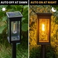thumbnail image 2 of sruoe Solar Garden Lights, 2 PC Solar Lights Outdoor Decor, Solar Stake Lights, Solar Landscape Lights, Solar Lawn Ornaments, Flower Outdoor Lights for Yard Holiday Party Decoration, 2 of 6