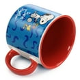 thumbnail image 3 of Gibson Peanuts Snoopy Songs 4 Piece 21oz Stoneware Mug Set in Assorted Designs, 3 of 5