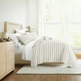 thumbnail image 3 of Lightweight Quilt Sets - Wrinkle Free - Coverlet Striped Pattern for King Size Bedding by Comfort Canopy, 3 of 12