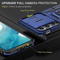 thumbnail image 4 of For Samsung Galaxy A55 case, with sliding camera case, Military Grade Shockproof Case with Ring Kickstand, 4 of 5
