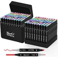 thumbnail image 1 of 100 Colors Dual Tip Alcohol Markers for Kids & Adults, 1 of 6