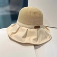 thumbnail image 3 of WHEANG Deep Crown Large Head Size Sun Hats for Women, Adjustable Casual Sun Protection Wide Brim Bucket Hat, Face Slimming Classic Daily Summer Fisherman Cap(Beige), 3 of 3