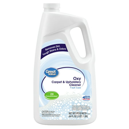 Great Value with Oxy - Full Size Carpet Cleaning Formula Cleaner, 64 oz,