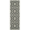 thumbnail image 2 of SAFAVIEH Chatham Ethan Geometric Wool Runner Rug, Dark Gray/Ivory, 2'3" x 5', 2 of 7