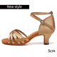 thumbnail image 1 of Zapatos de baile de Tango/salón/baile latino para mujer, zapatos de baile profesional de Salsa con tacón para niñas y mujeres de 5cm/7cm Tan Jianjun  unisex, 1 of 2