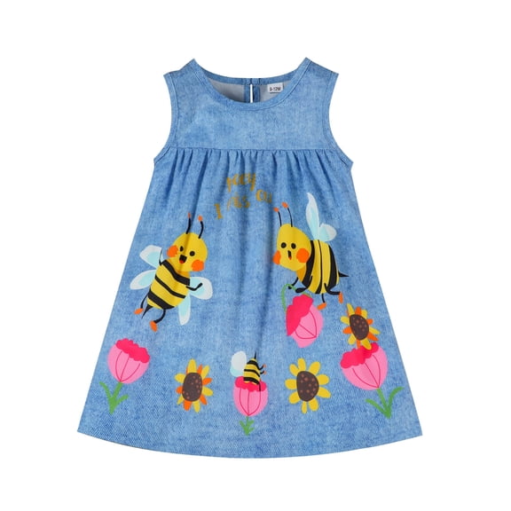 Girls Sleeveless Tank Dress,Cute Summer Outfits for Girls