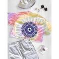 thumbnail image 3 of Greek Evil Eye. Tie Dye Spiral Women - Women , Large, 3 of 4