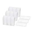 thumbnail image 2 of Caja de almacenamiento autoadhesiva transparente de 3 compartimentos Perfecl Estuche de almacenamiento de escritorio, 2 of 8