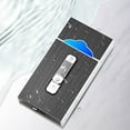 thumbnail image 4 of Cigarettes Case with Lighter, Cigarettes Box Portable for 20pcs, Slim Cigarettes USB Lighters, 2 in 1 Rechargeable Flameless Windproof Electric Lighter, Black, 4 of 10