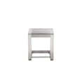 thumbnail image 4 of Pemberly Row Table d'Appoint de Patio Moderne en Aluminium, Argent Anodisé, 4 of 5