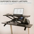 thumbnail image 6 of VIVO Height Adjustable Treadmill Desktop Riser, Laptop Desk for Treadmills, 6 of 9