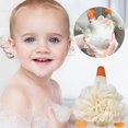 thumbnail image 4 of Baby Bath Mitt, Exfoliating Function, Polyester+PE Material, White/Red Color, 1 Piece, Soft and Skin-Friendly, 4 of 8