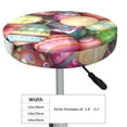 thumbnail image 2 of Uemuo Easter Eggs Pattern Round Bar Stool Seat Covers Washable Stool Cushion Slipcover Elastic Bar Chair Covers-12 inch, 2 of 7