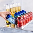 thumbnail image 1 of Organizador de bebidas Coanto para nevera, dispensador de latas de refresco, 15 latas, 1 of 7