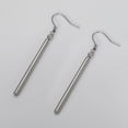 thumbnail image 7 of Wollet Pure Titanium Vertical Bar Dangle Earrings,Lightweight Drop Earrings Hypoallergenic for Women, 7 of 7