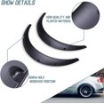 thumbnail image 3 of 4pcs Car Fender Widener, 80cm Wheel Eyebrow Guard, 3 of 5