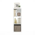 thumbnail image 5 of Furinno Pelli Cubic Storage Cabinet, 3x1, White, 5 of 6