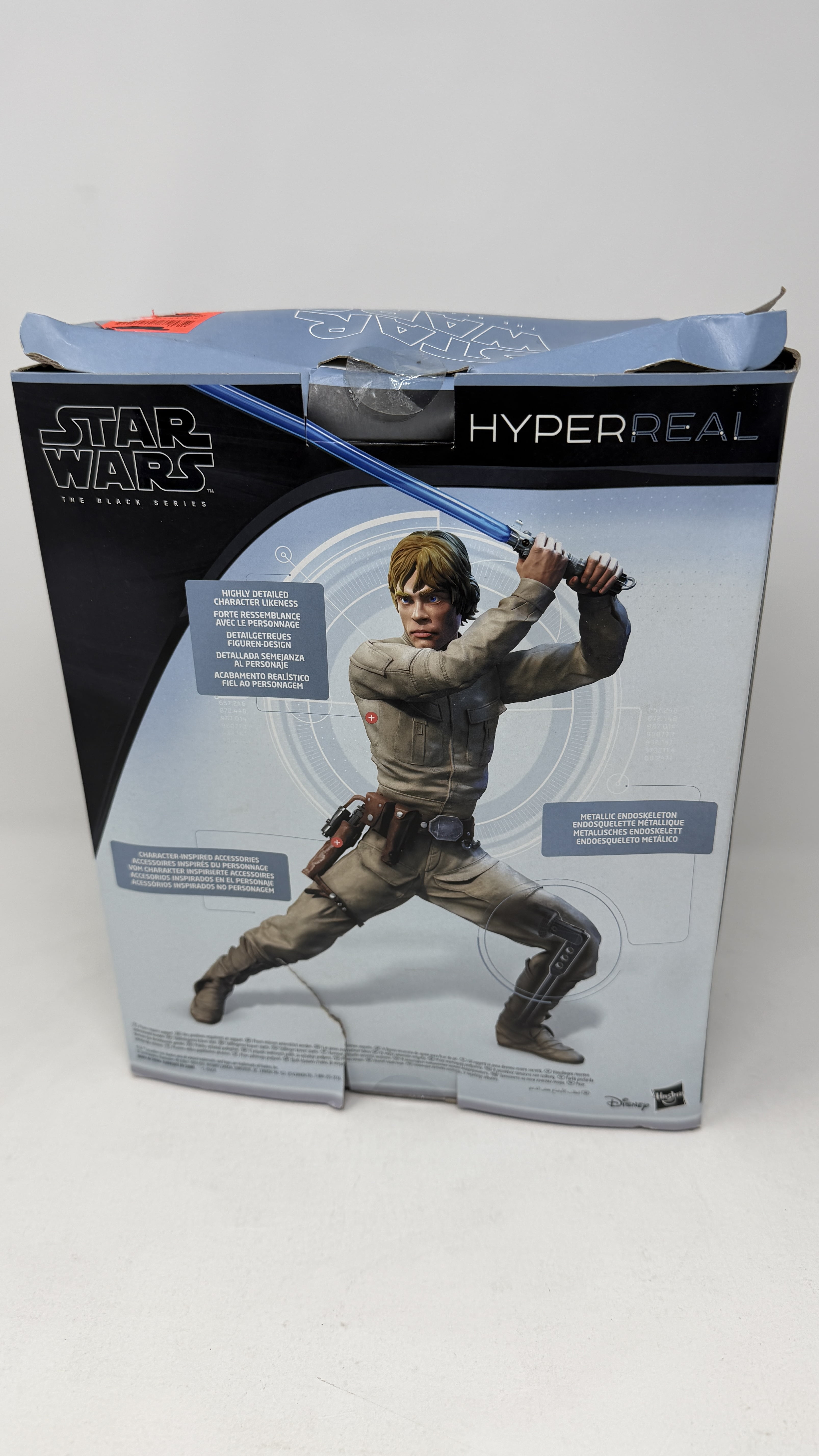 Star Wars the Black Series Hyperreal Luke Skywalker Action Figure, Accessories