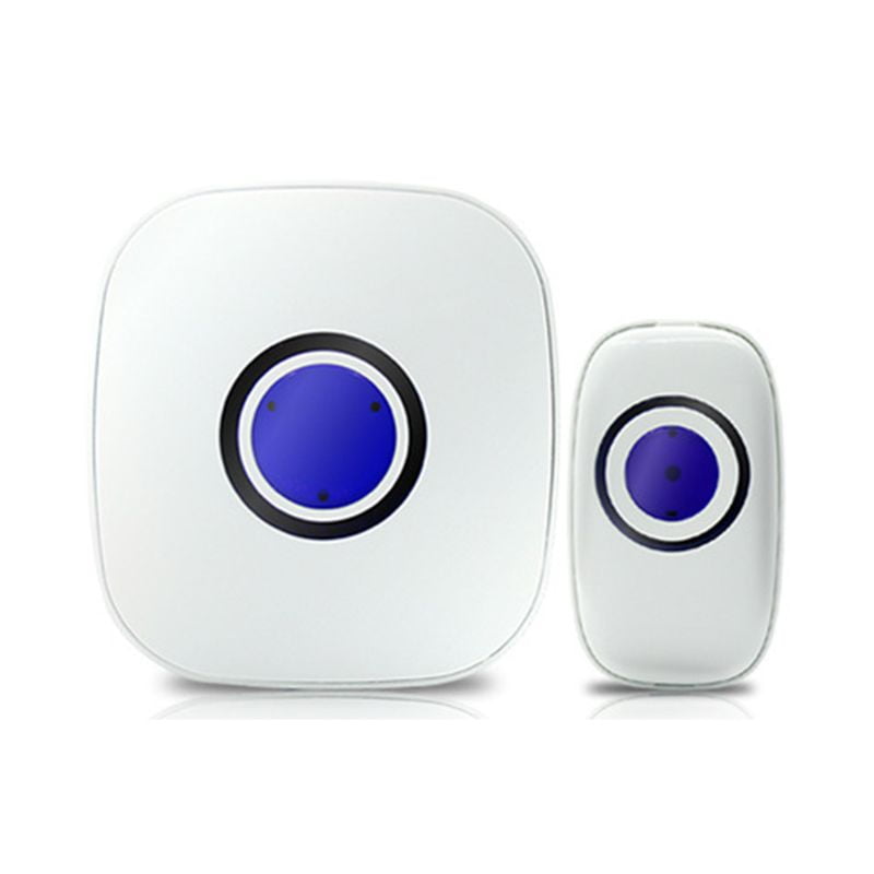 AC 110V Home Security Alarm 38 Music Tunes Wireless Doorbell Transmitter Receiver Home Door Bell Calling System