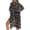Black-Sun Moon Star, variant on 250th Anniversary Kimono Swimsuit Coverup Bear American Flag Print Casual Loose Beach Cover Up Soft Quick Dry Bathing Suit Cover Up for Women