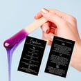 thumbnail image 6 of Spanish Waxing Aftercare Card  Cuidado Posterior De La Depilacin  Physical Printed 2x3.5 inches Business Card Size  Waxing Aftercare Supplies  Esthetician Supplies  Black Card Design, 6 of 9