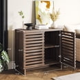 thumbnail image 4 of Buffet Coffee Bar Cabinet with 2 Doors& Adjustable Shelves,Mid-Century Modern Sideboard Buffet Cabinet for Kitchen,Entryway,Living Room, 4 of 8